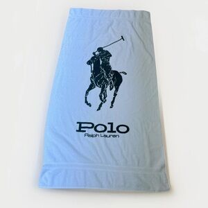 Vintage Ralph Lauren Polo Big Pony Towel Green Bath Sheet Beach Pool 68”x36”